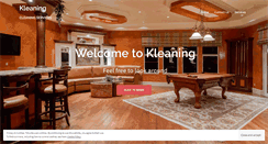 Desktop Screenshot of kleaning.com